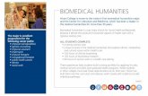 BIOMEDICAL HUMANITIES - Hiram College