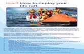 How to deploy your life raft.