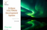Eclipse VOLTTRON Development Update