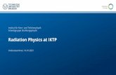 Radiation Physics at IKTP - TU Dresden