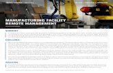 MANUFACTURING FACILITY REMOTE MANAGEMENT