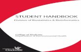 STUDENT HANDBOOK - University of Cincinnati