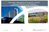 Annual Research Report 2015 Department of Surgery Odense ...