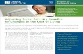 Adjusting Social Security Benefits for Changes in the Cost ...