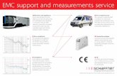 EMC support and measurements service