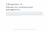 Chapter 3: How to measure progress