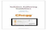 Solution Authoring Guidelines - Chegg India