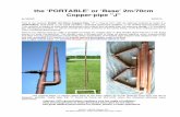 the ‘PORTABLE’ or ‘Base’ 2m/70cm Copper-pipe J