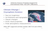 Climate Change / Cryosphere Science
