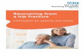 Recovering from a hip fracture