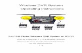 Wireless DVR System Operating Instructions