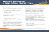 Managing Transactions - ORSR