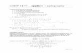 COMP 4109 Applied Cryptography - Carleton University