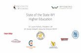 State of the State WY Higher education