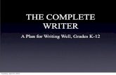 THE COMPLETE WRITER - The Well-Trained Mind