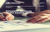 Situation analysis of the health sector