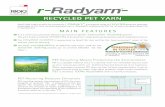 RECYCLED PET YARN - RadiciGroup