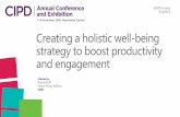Creating a holistic well-being strategy to boost productivity