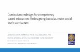 Curriculum redesign for competency based education ...