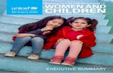 AN ANALYSIS OF THE SITUATION OF WOMEN AND CHILDREN