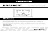 DR3200BT Instruction Manual - Driven Electronics