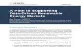 A Path to Supporting Data-Driven Renewable Energy Markets