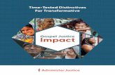 Time-Tested Distinctives For Transformative