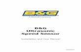 B&G Ultrasonic Speed Sensor