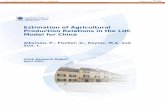 Estimation of Agricultural Production Relations in the LUC ...