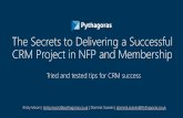 The Secrets to Delivering a Successful CRM Project in NFP ...