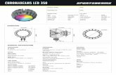 CHROMABEAMS LED 350 ordering specifications