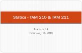 Statics - TAM 210 & TAM 211