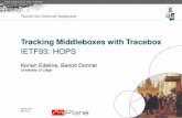 Tracking Middleboxes with Tracebox IETF93: HOPS