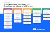 WHITE PAPER Definitive Guide to Business Capabilities
