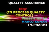QUALITY ASSURANCE IPQC (IN PROCESS QUALITY CONTROL ...
