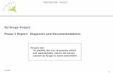 SU Drugs Project Phase 2 Report: Diagnosis and Recommendations