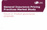 General Insurance Pricing Practices Market Study