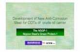 Development of New Anti-Corrosion Steel for COTs of crude ...
