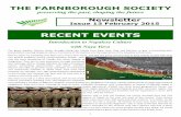 RECENT EVENTS - The Farnborough Society