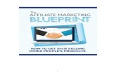 Blueprints to Affiliate Marketing with a strategy