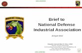 Brief to National Defense Industrial Association