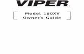 Model 160XV Owner's Guide