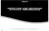 Improving and reporting schools' performance (draft)