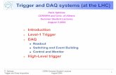 Trigger and DAQ systems (at the LHC)