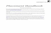 Placement Handbook - University of Leeds