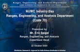 NUWC Industry Day Ranges, Engineering, and Analysis ...