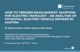 HOW TO TRIGGER MASS-MARKET ADOPTION FOR ELECTRIC …