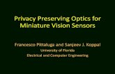 Privacy Preserving Optics for Miniature Vision Sensors