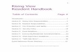 Rising View Resident Handbook - AF