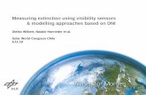 Measuring extinction using visibility sensors & modelling ...
